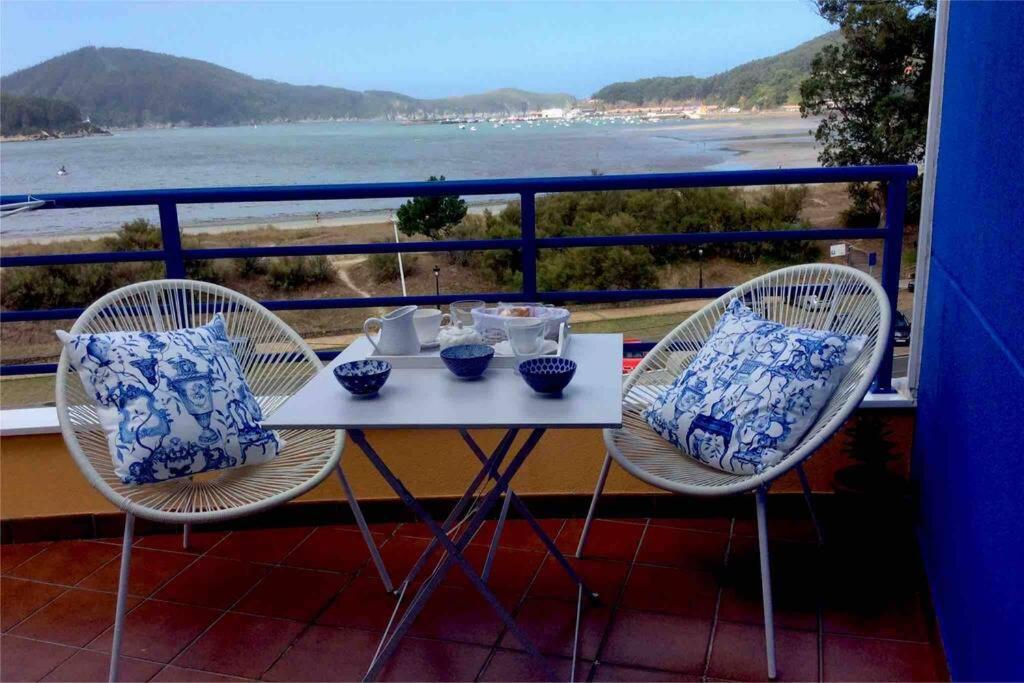 Ferienwohnung Mar Azul En Puerto Azul Cedeira Exterior foto