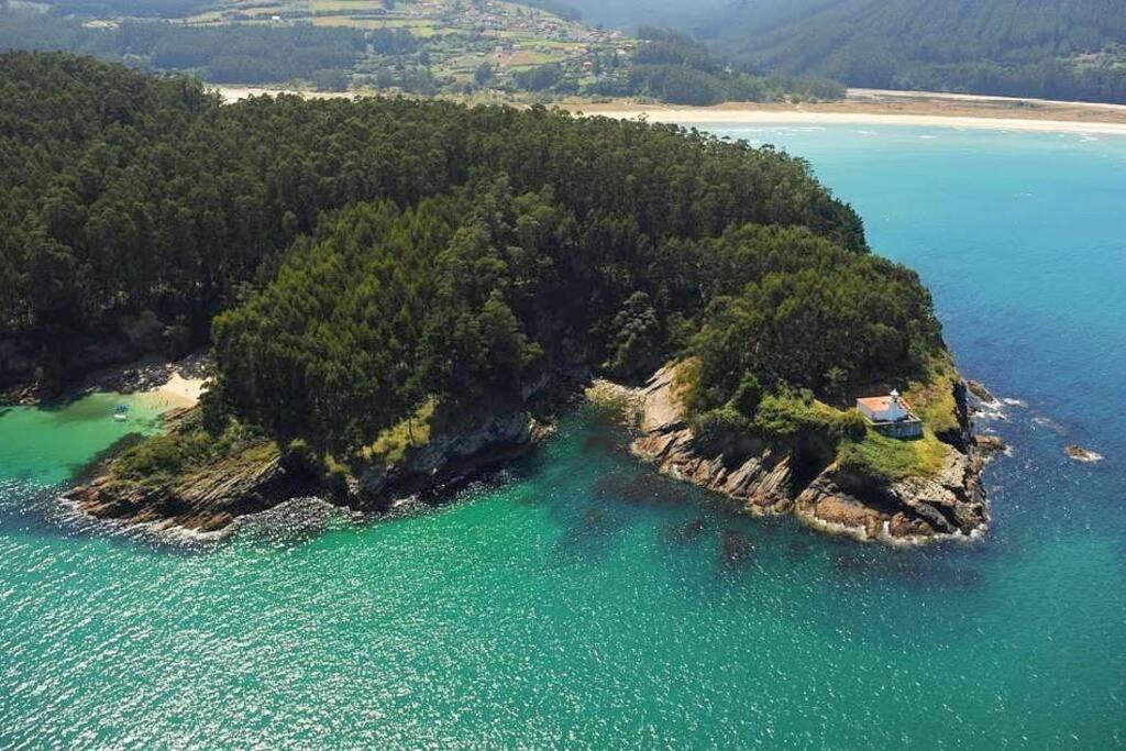 Ferienwohnung Mar Azul En Puerto Azul Cedeira Exterior foto